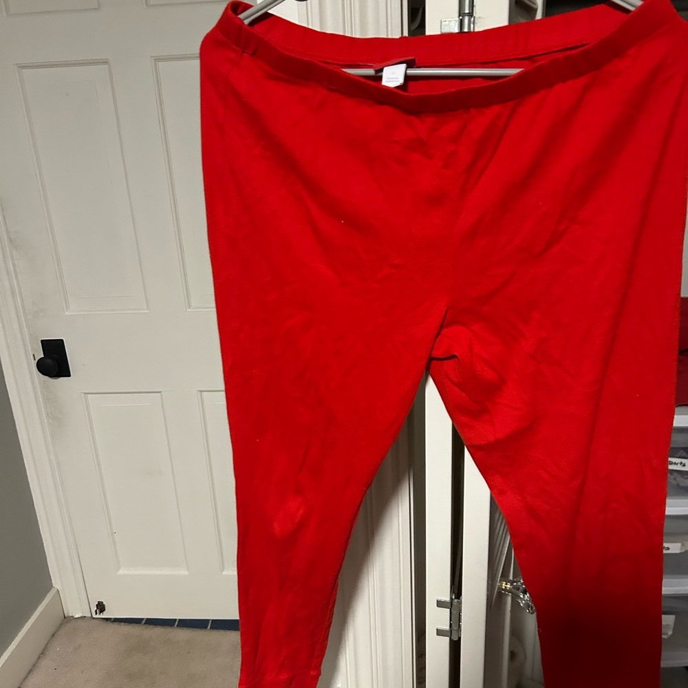 Vibrant Red Leggings